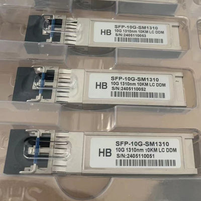 10km 10G LR 1310nm Transceptores ópticos SFP de molde privado Compatibles con varias marcas