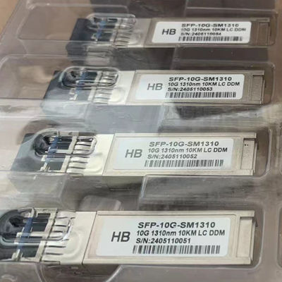 10km 10G LR 1310nm Transceptores ópticos SFP de molde privado Compatibles con varias marcas