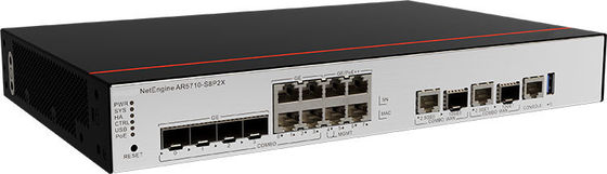 Enrutador empresarial de la serie NetEngine AR6140-9G-2AC reacondicionado con soporte para 1 tarjeta SIM