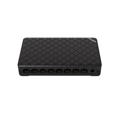 8 puertos 100M Gigabit Switch de red no administrado Estado de molde privado