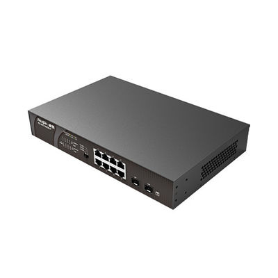 Fuente de alimentación de 110 W con 8 puertos RG-ES110GD-P V2 RG-ES110GDS-P Gigabit POE Switch de acceso a la red