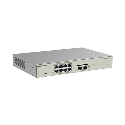 Ruijie Reyee RG-NBS3100-8GT2SFP-P Interruptor de acceso de 8 puertos Gigabit para la gestión de la red