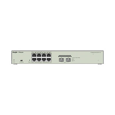 Ruijie Reyee RG-NBS3100-8GT2SFP-P Interruptor de acceso de 8 puertos Gigabit para la gestión de la red