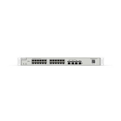 24 puertos 10/100/1000Mbps Layer 2 Managed Switch con 4 puertos ascendentes y ERPS